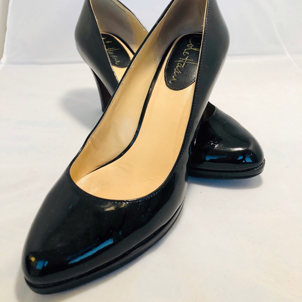 Cole Haan Patent Leather Black Pumps